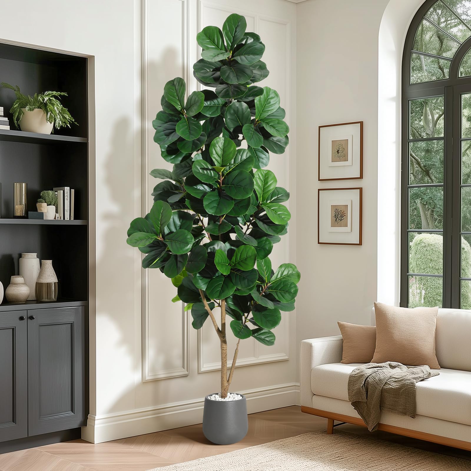 Ficus Lyrata artificial Garvee 213 cm